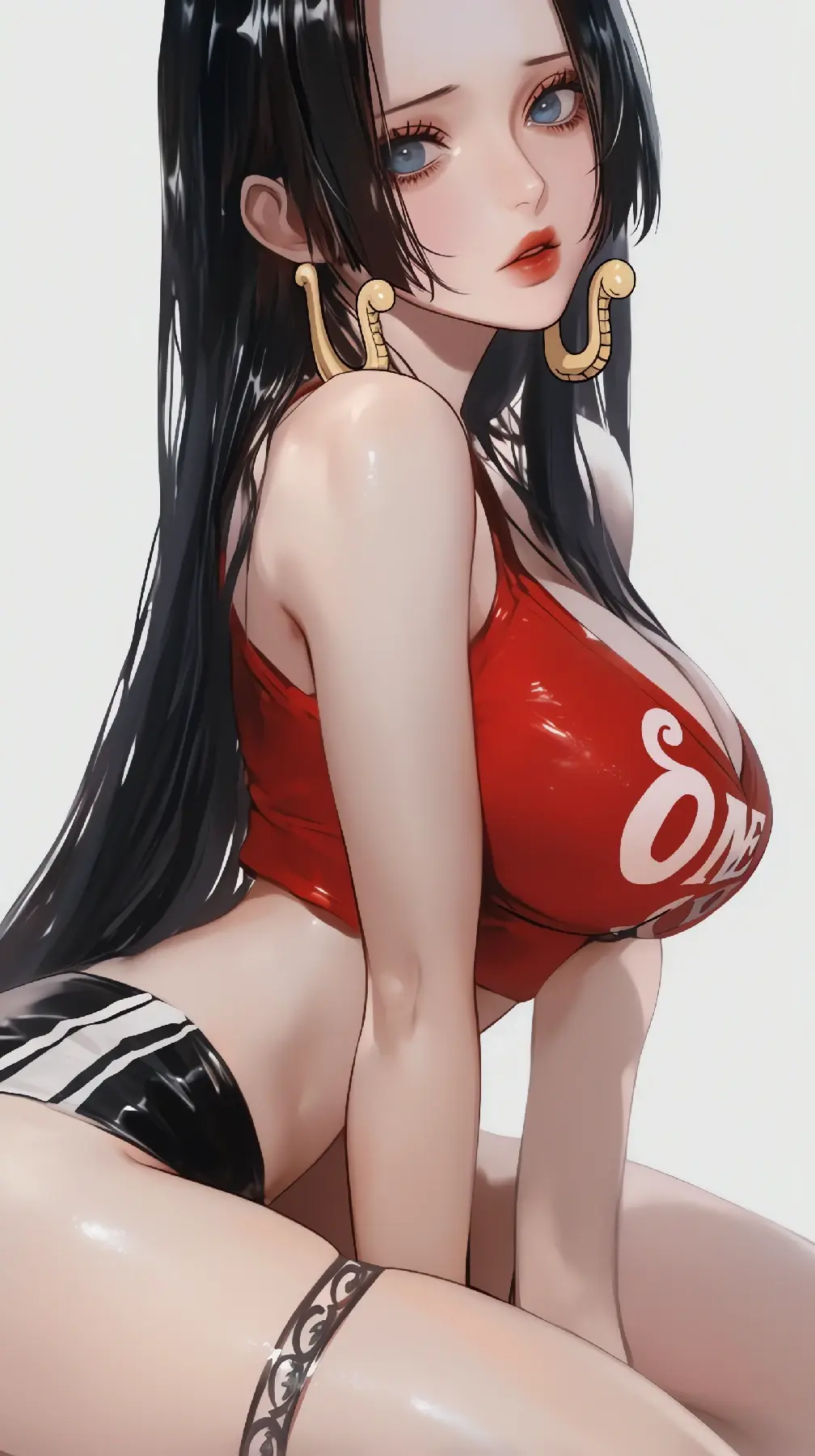 冷艳皮衣女王，汉库克的魅影时刻-套图40张-奈落语