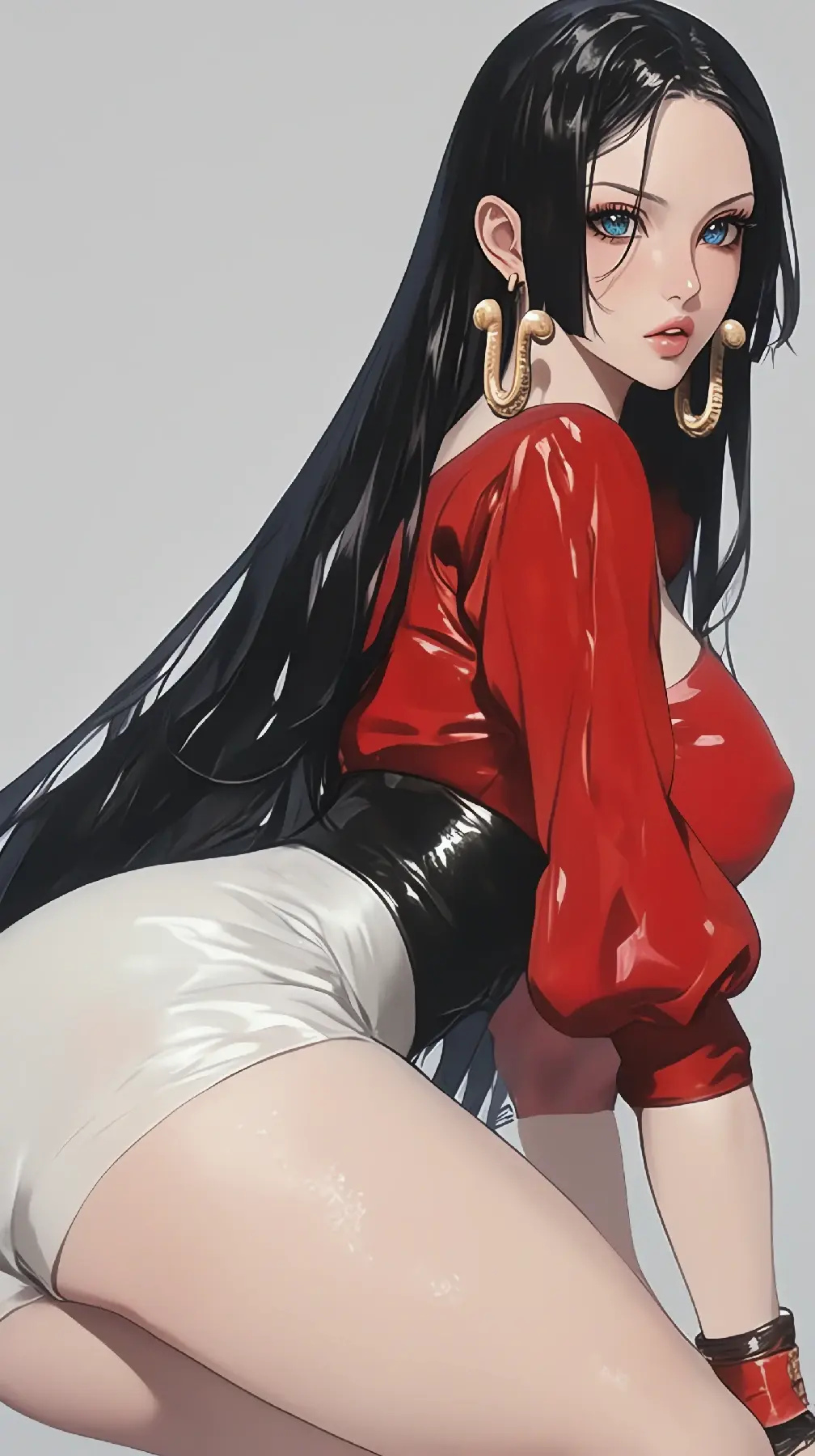 冷艳皮衣女王，汉库克的魅影时刻-套图40张-奈落语
