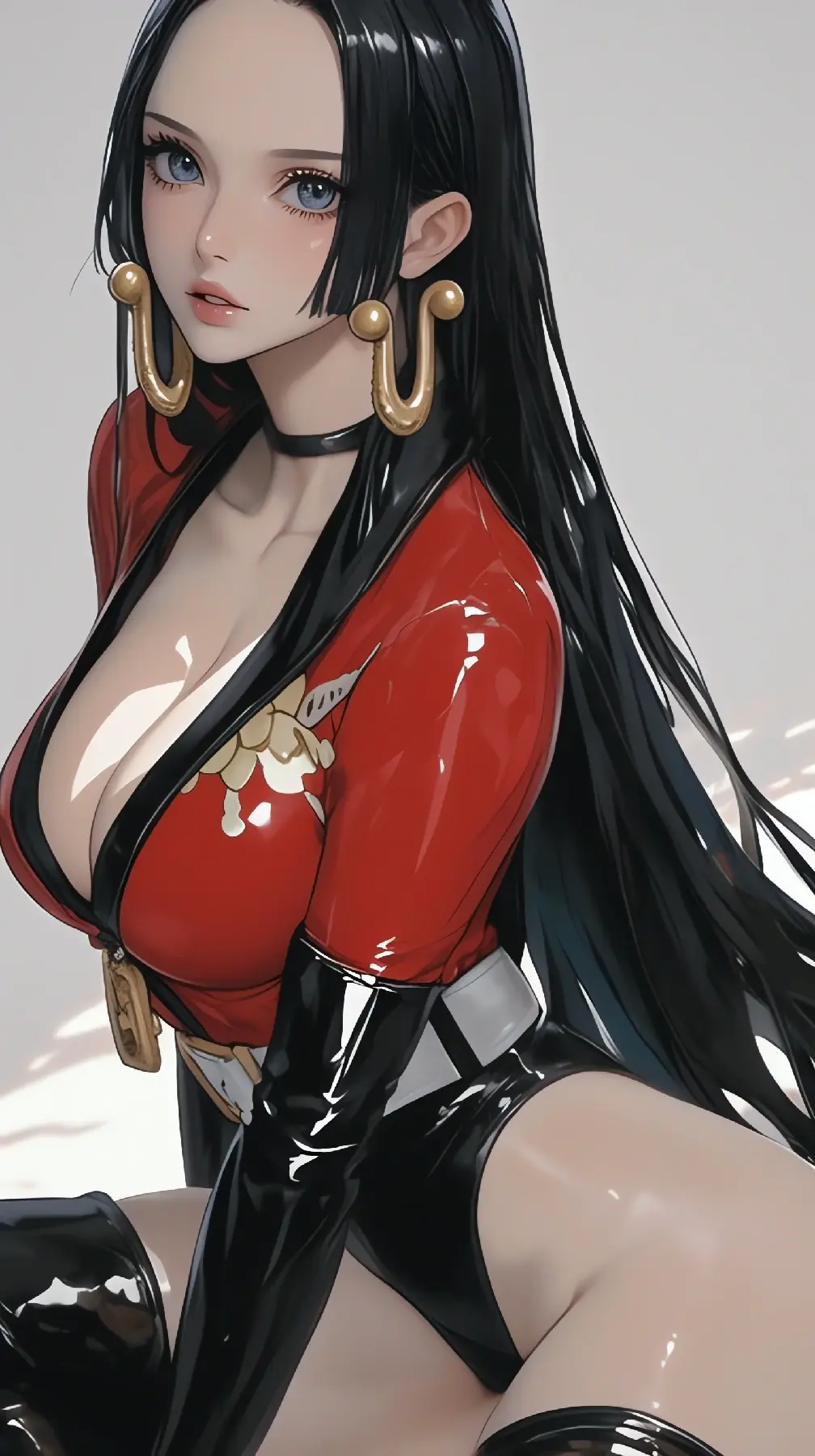 冷艳皮衣女王，汉库克的魅影时刻-套图40张-奈落语
