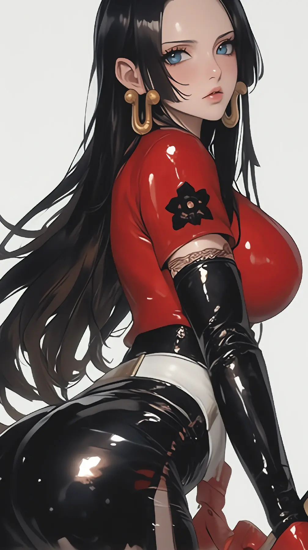 冷艳皮衣女王，汉库克的魅影时刻-套图40张-奈落语