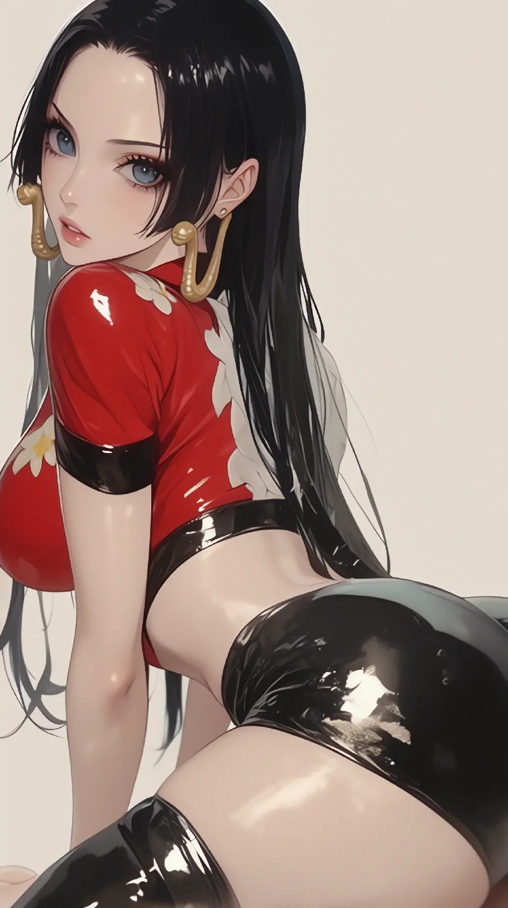 冷艳皮衣女王，汉库克的魅影时刻-套图40张-奈落语